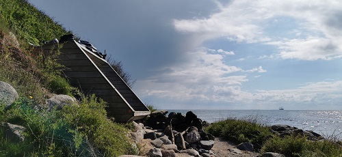 Shelter ved vandet havet Sjælland (2)